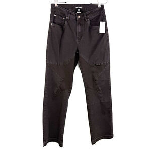 Hot Topic Mens‎ Slim Fit Star Pant Jeans Black 28 x 32 NEW Straight Leg
